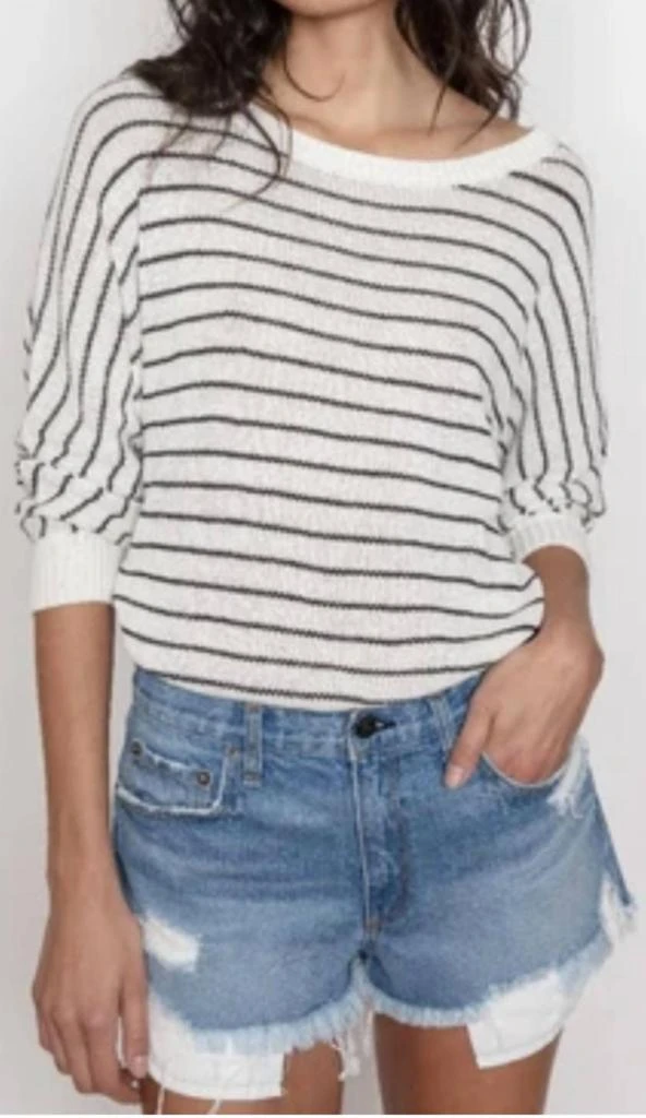 ASKK NY Beach Sweater In White 1