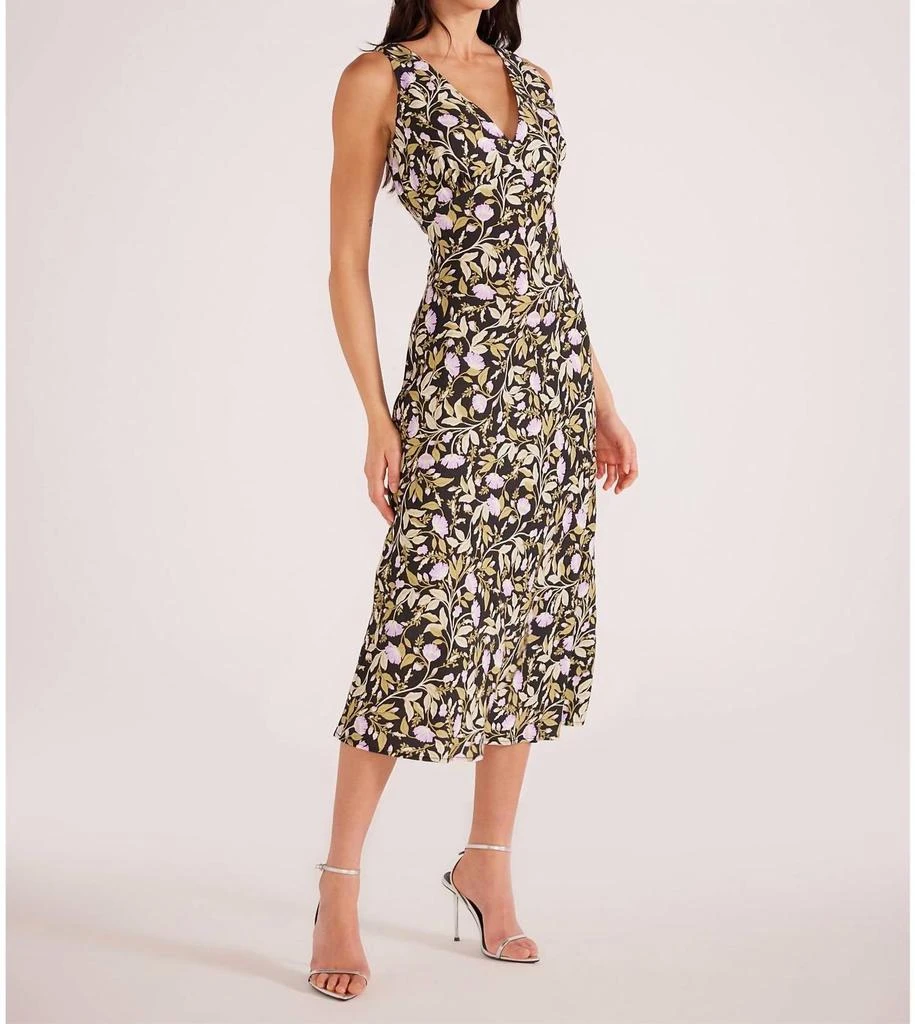 lavendar brown dresses Mini Dress with Accessory Detail Coffee / M