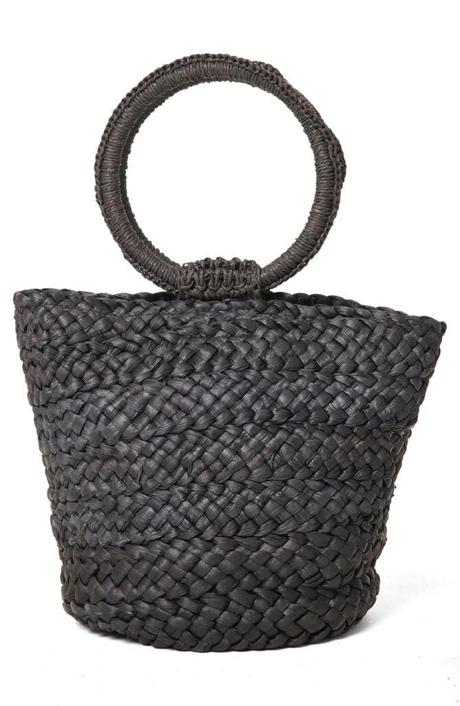 LSPACE Bella Woven Straw Bucket Bag 4