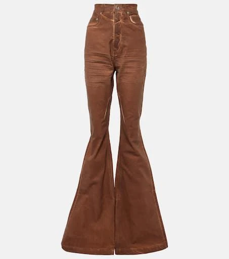 Rick Owens High-rise flared jeans 1
