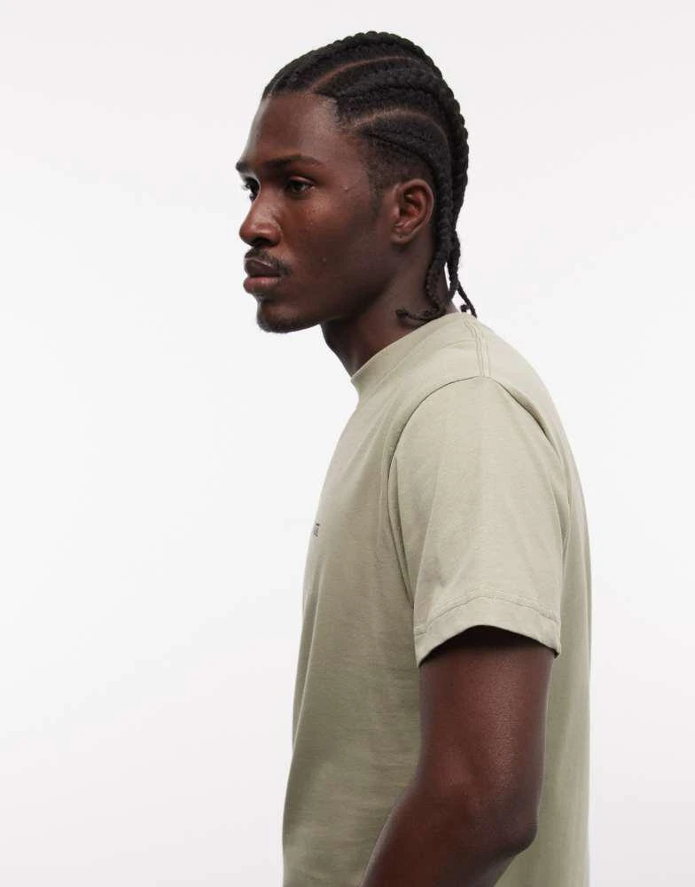 Vans Vans left chest logo t-shirt in sage green 4