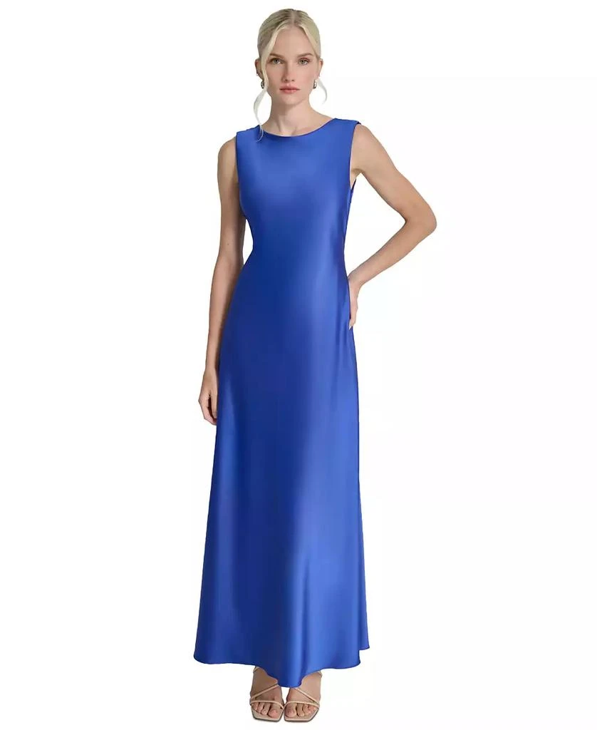 DKNY Women's Cowl-Back Sleeveless Gown 1
