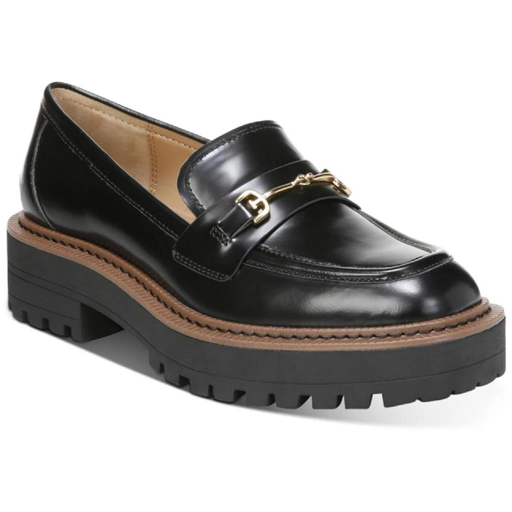 Sam Edelman Laurs Womens Leather Lug Sole Loafers 1