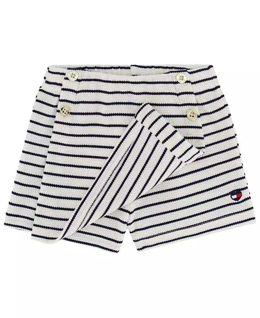 Tommy Hilfiger Toddler and Little Girls 2-Piece Striped Popcorn Knit Top and Skirt Set 3