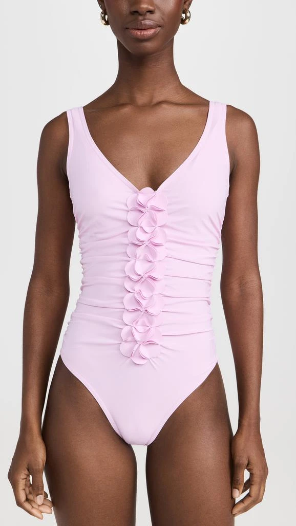 Karla Colletto Tess V Neck Silent Underwire One Piece 4