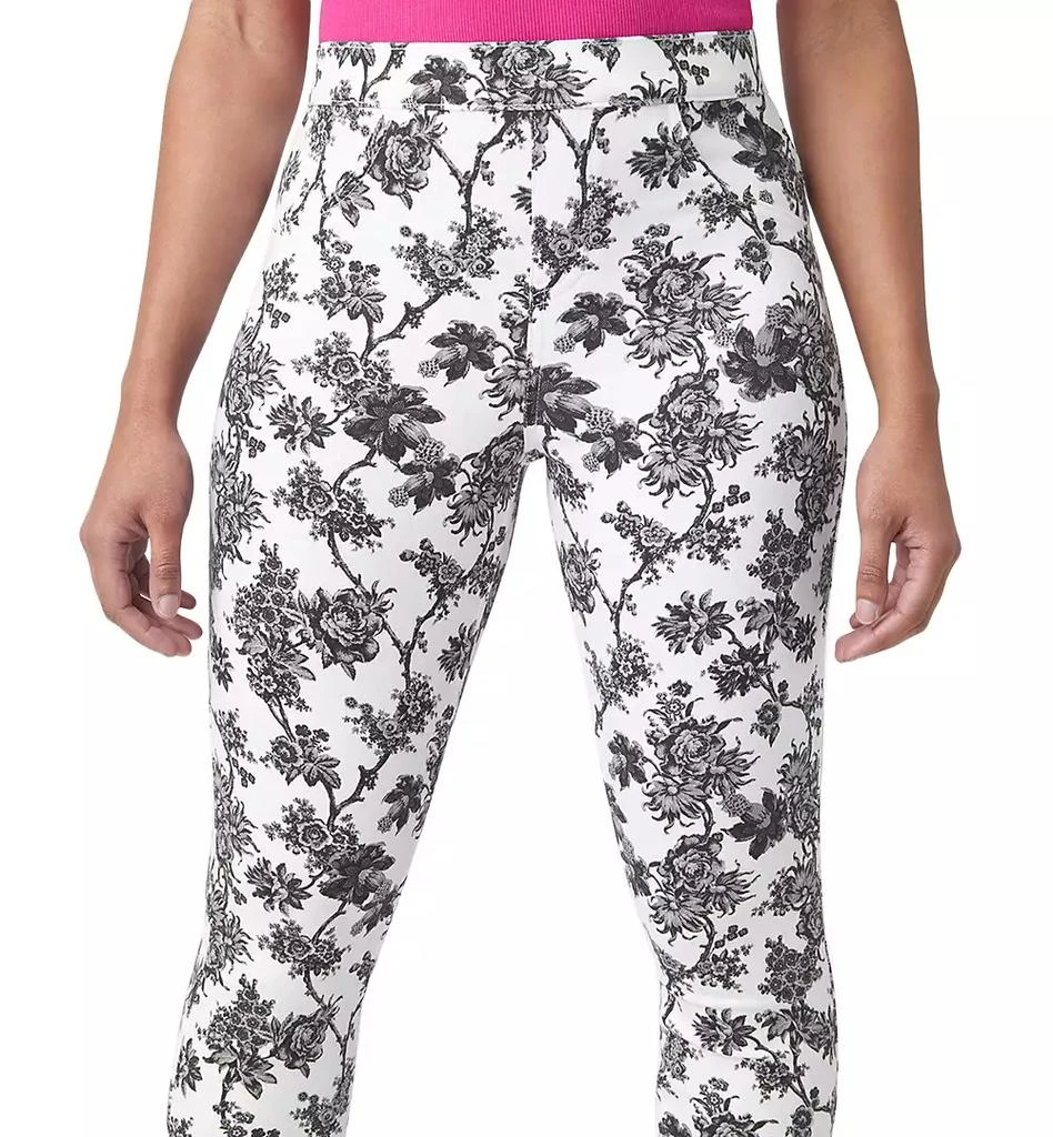 Hue Women's French Toile Denim Capri Leggings 4