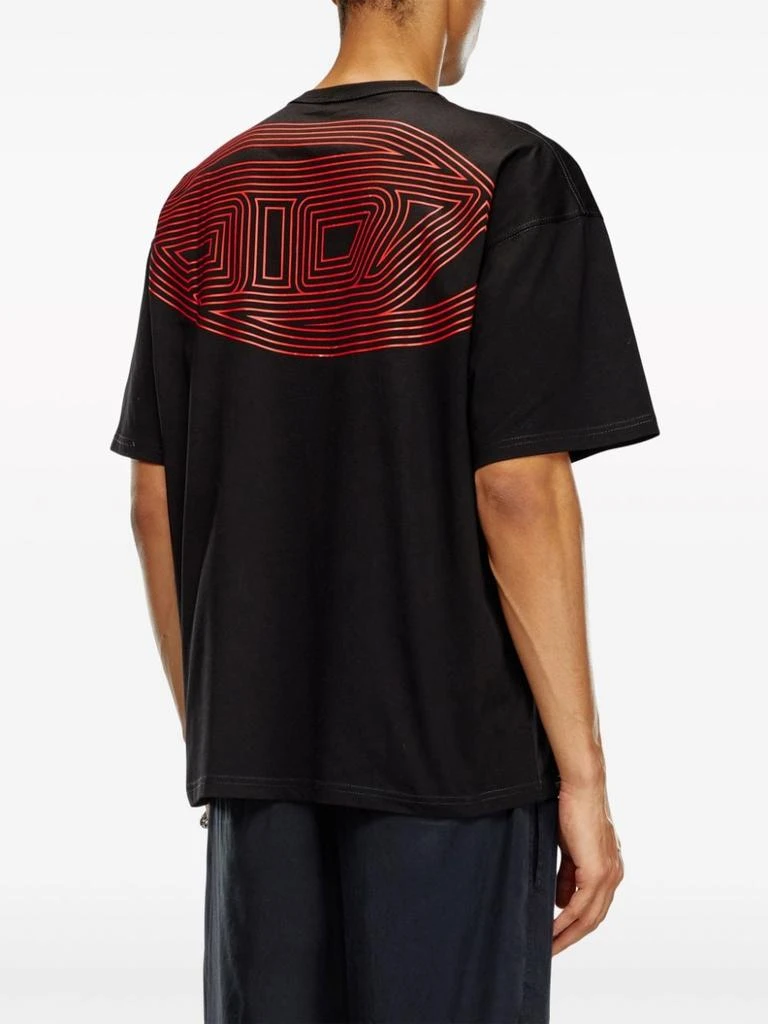 Diesel JET BLACK ORGANIC COTTON TEE 4