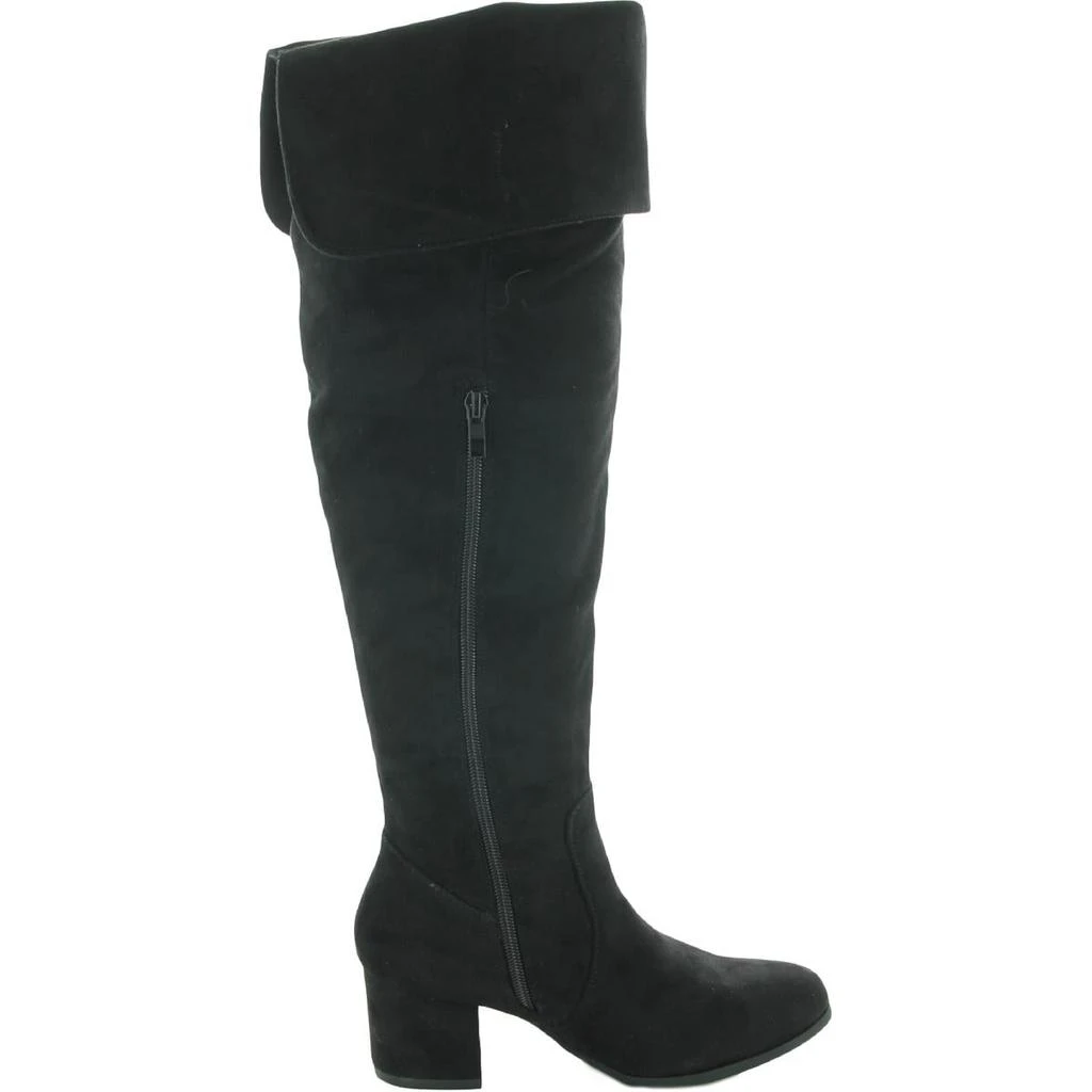 Chinese Laundry Krafty Womens Suede Dress Knee-High Boots 3