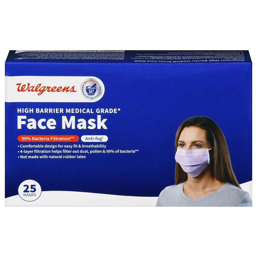 Walgreens High Barrier Medical Grade Face Mask 1