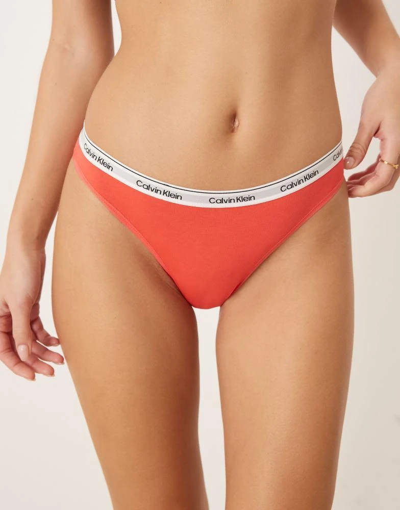 Calvin Klein Calvin Klein Icon Logo bikini briefs in coral