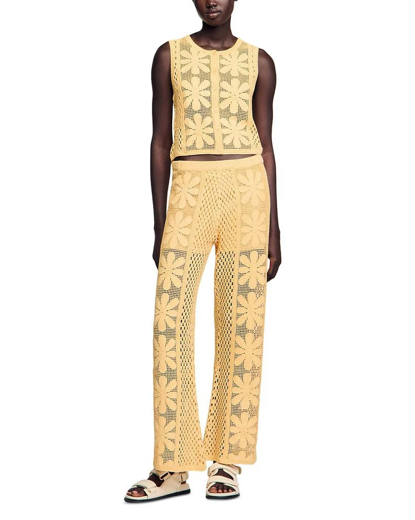 Sandro Crochet Top 2