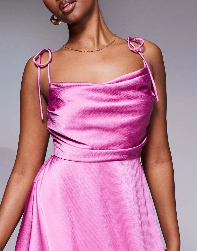 shona joy asteri mini dress Shona Joy - Asteri High Neck Sleeveless Maxi Dress