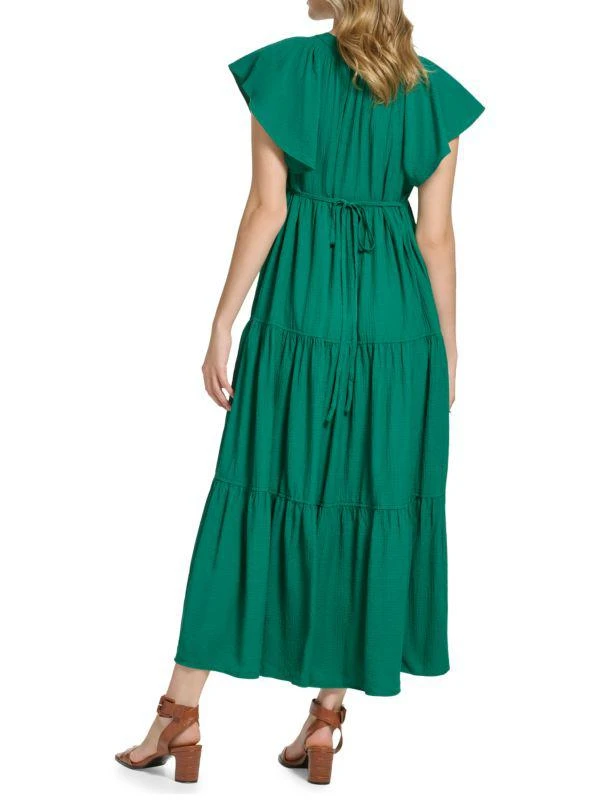 slim fit dress slacks Calvin Klein Green Cashmere & Leather Dress sz 6 l Michael's Luxury  Consignment – Michael's Consignment NYC main image 1