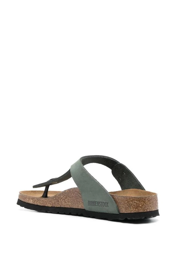 undefined Womens Gizeh Leather Sandals Khaki 3