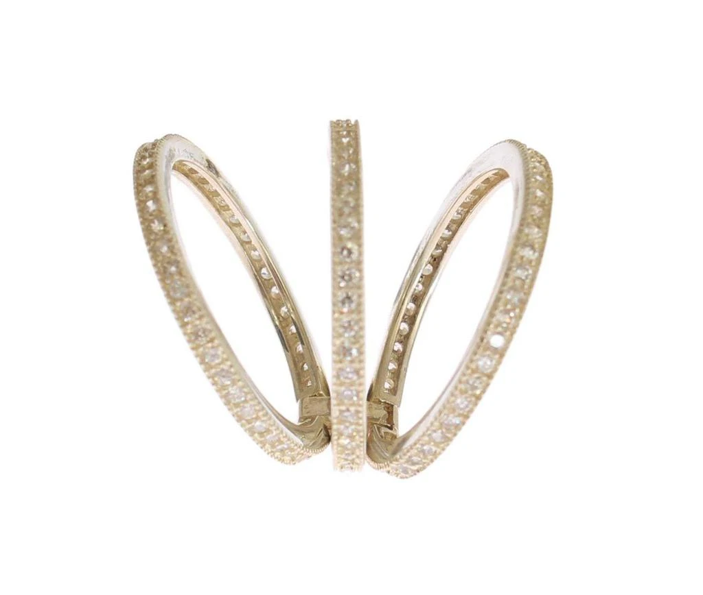 Nialaya Nialaya Silver Womens Clear CZ 925 Sterling Ring 5