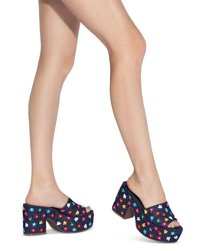 Larroudé Women's Miso Slip On Platform Sandals 3
