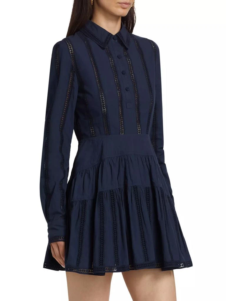Ulla Johnson Camille Poplin Lace Shirtdress 4