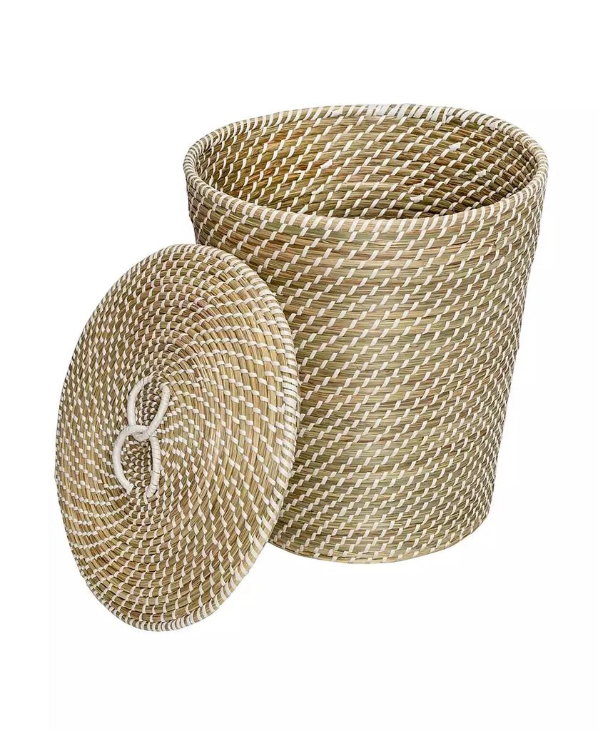 Honey Can Do Set of 3 Nesting Seagrass Snake Charmer's Baskets 7