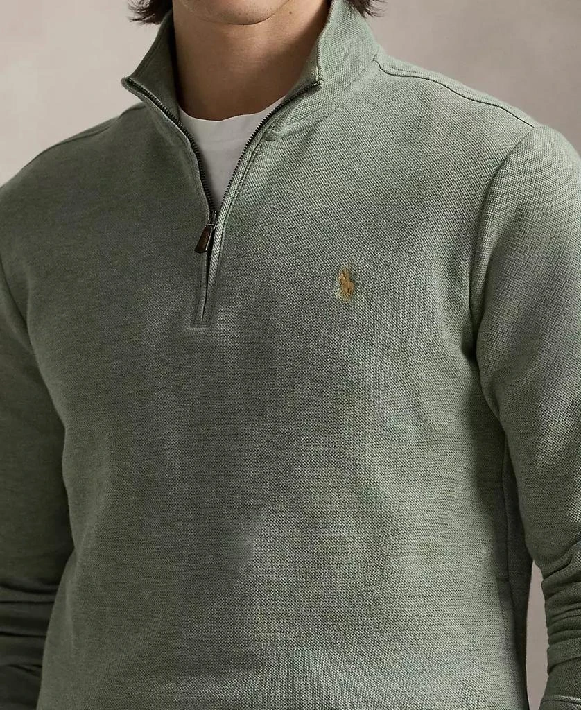 Ralph Lauren Men's Double-Knit Mesh Quarter-Zip Pullover 3