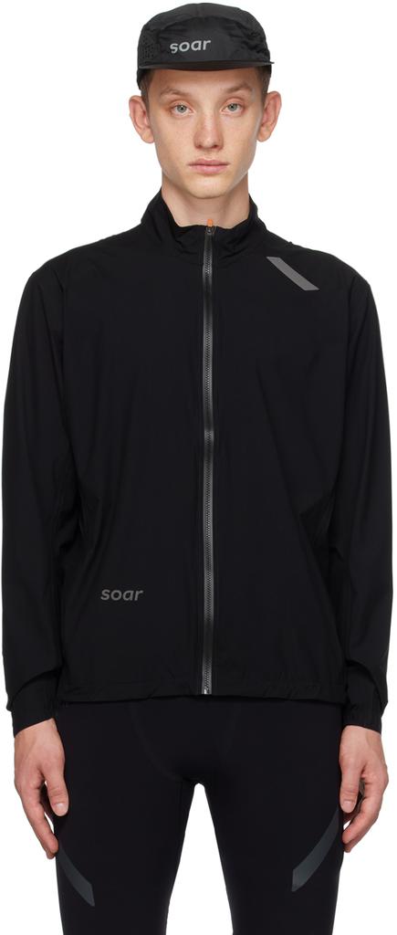 Soar Running Black Ultra Jacket