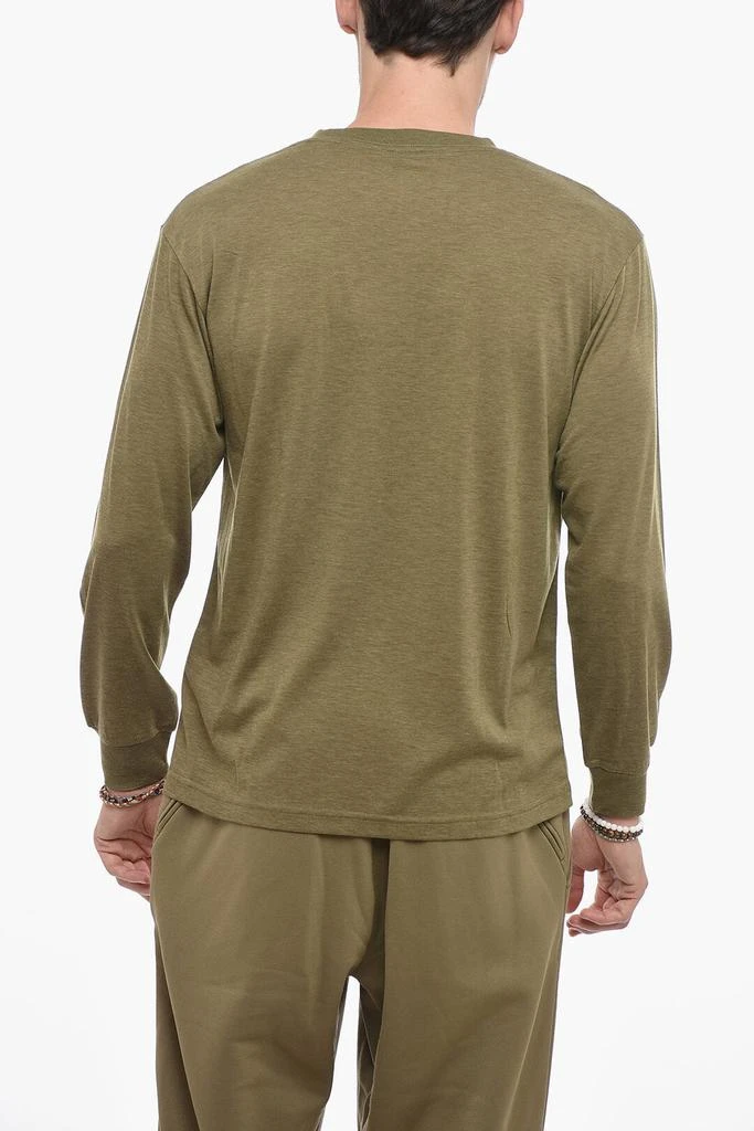 Woolrich Long Sleeved Crew-neck T-Shirt with Breast Pocket 2