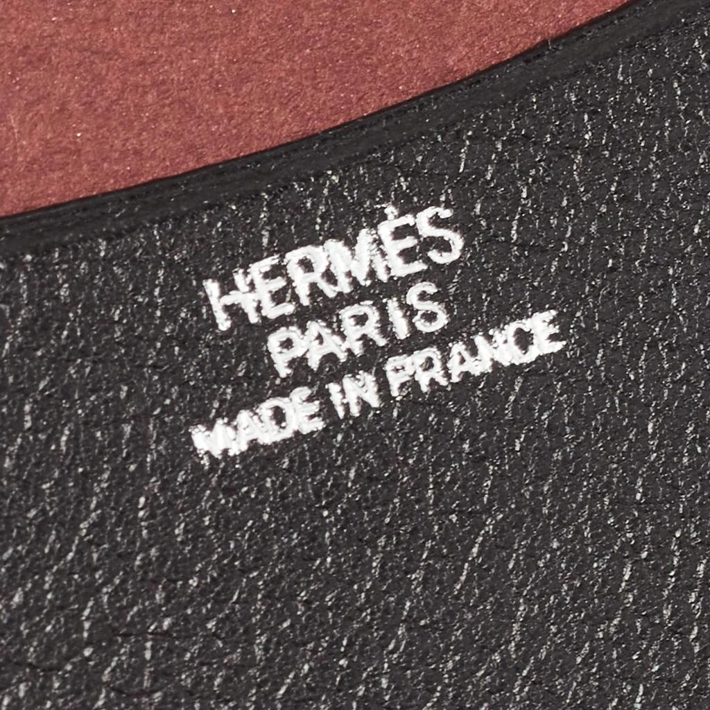 Hermes Hermès  Noir Evercolor Leather Simple Agenda Cover PM 5