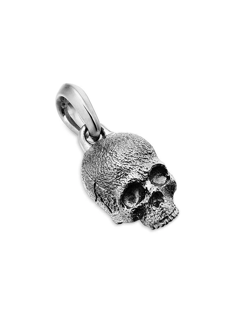 David Yurman Sterling Silver Waves Skull Amulet 3