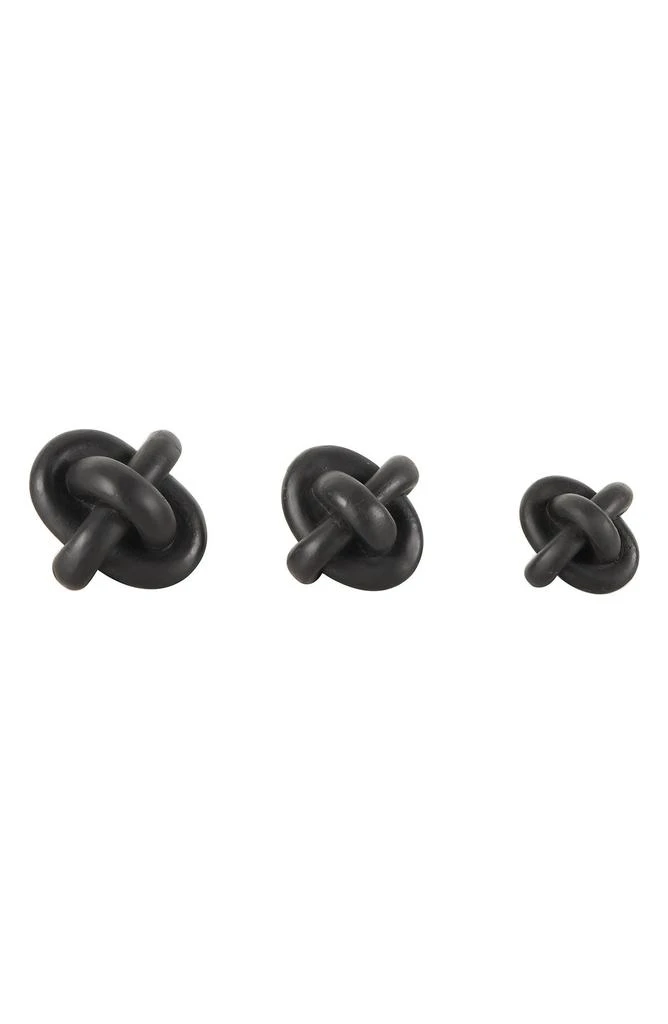 UMA Set of 3 Modern Knot Sculptures 1