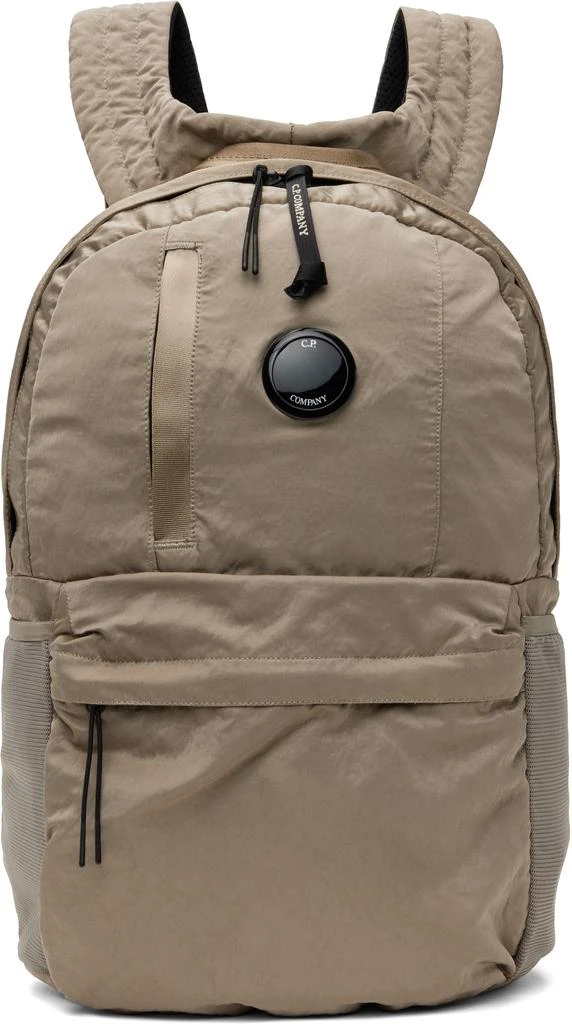 C.P. Company Khaki Nylon B Lens Backpack 1