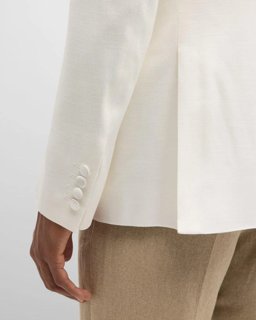 Emporio Armani Men's Textured Solid Dinner Jacket 8