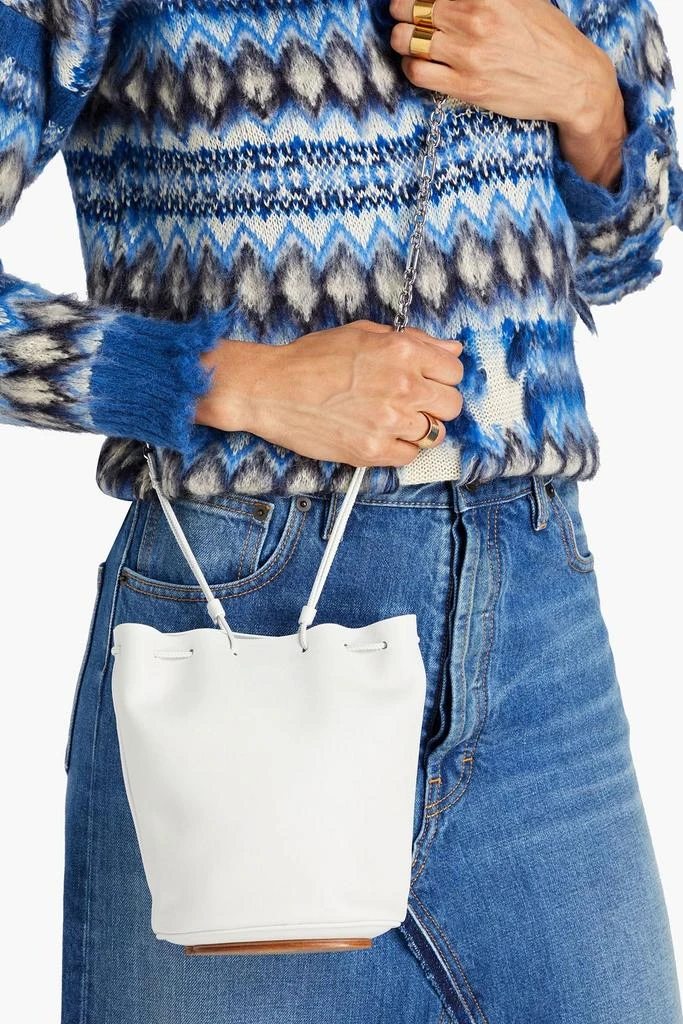 MAISON MARGIELA Tabi leather bucket bag 2