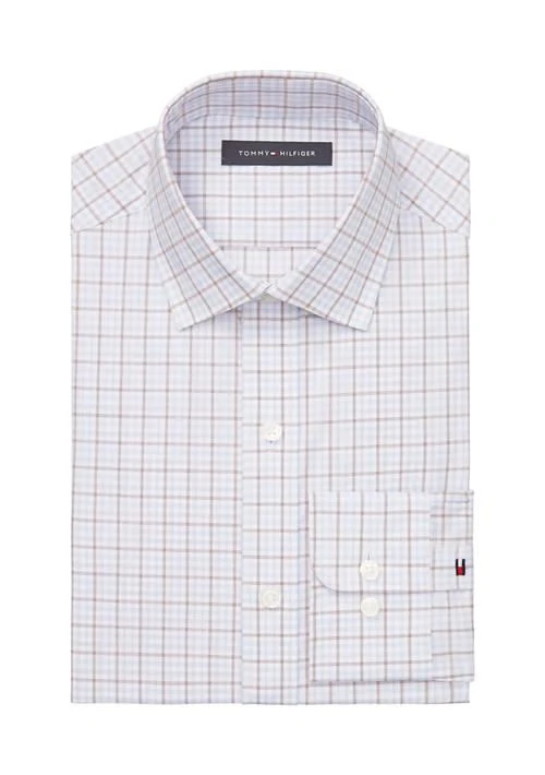 Tommy Hilfiger Flex Regular Fit Wrinkle Free Stretch Twill Dress Shirt 1