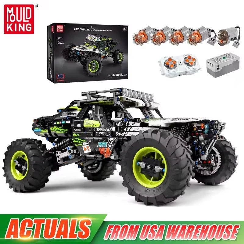 MOULD KING Mould King 18002 Technical Car Toys MOC-19517 4WD RC Buggy Building Block Assembly Model - Ideal Christmas Gift for Kids