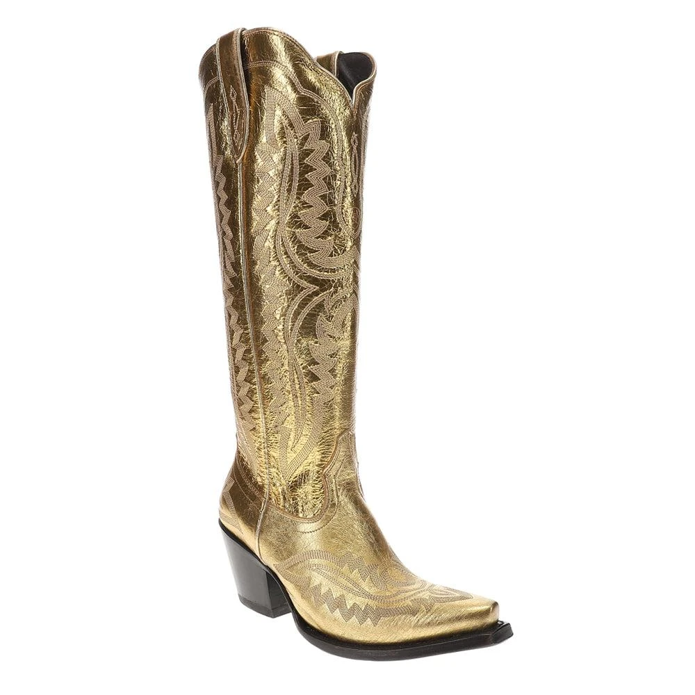 Ariat Casanova Tall Embroidered Snip Toe Zippered Cowboy Boots 2