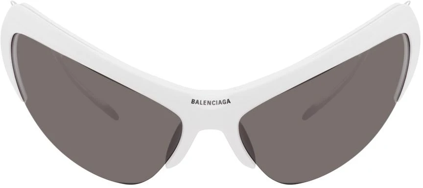 Balenciaga White Wire Sunglasses 1