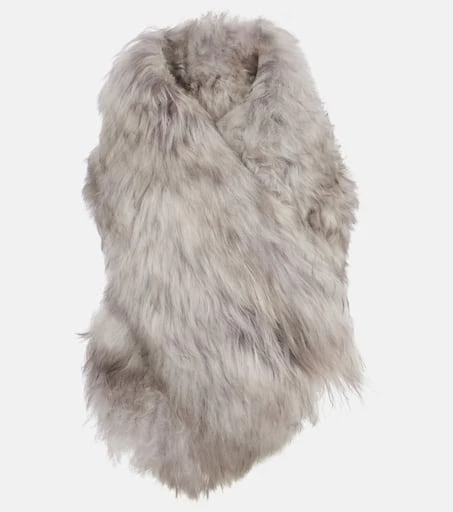 Alaïa Shearling scarf 1