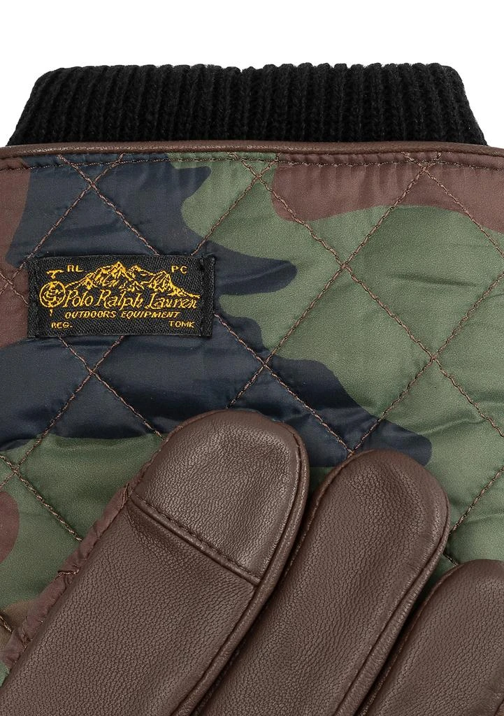 Ralph Lauren Camo Quilted Field Touch Gloves 3