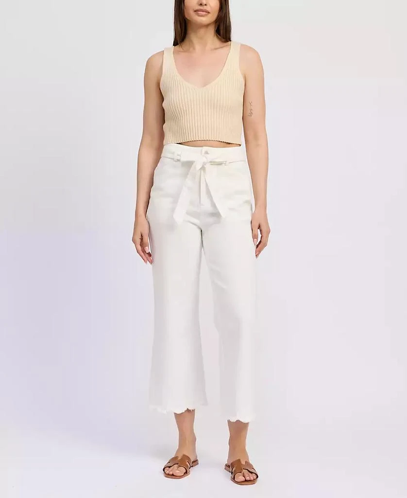 En Saison Women's Courtney Scallop-Hem Pants 1