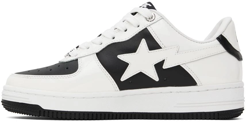 Bape White & Black STA #6 Sneakers 3