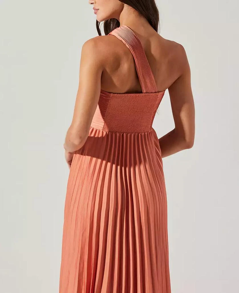 ASTR Women's Rasya One-Shoulder Pleated Dress 5