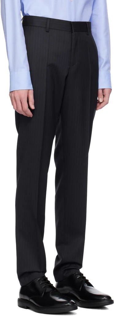 Hugo Boss Navy Striped Suit 4