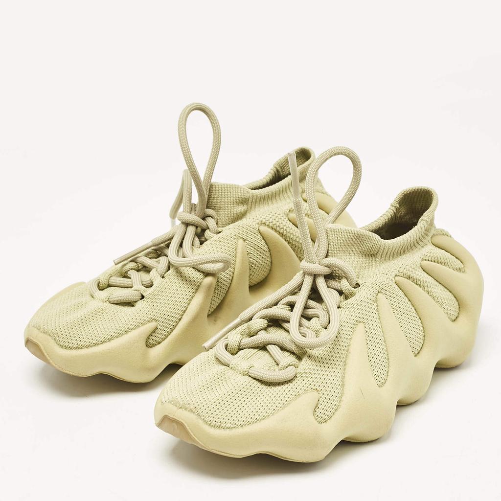 YEEZY Yeezy x Adidas Green Knit Fabric 450 Resin Sneakers Size 36