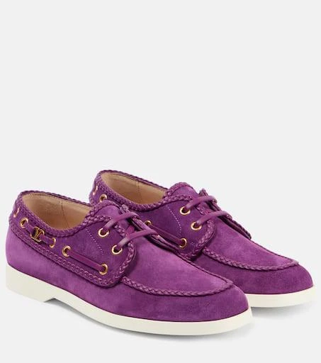 Valentino Palm Avenue suede boat shoes 1