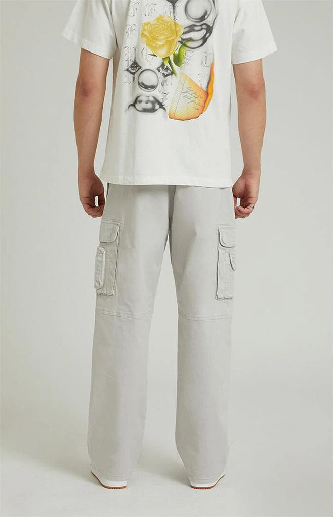 PacSun Gray Baggy Cargo Pants 3