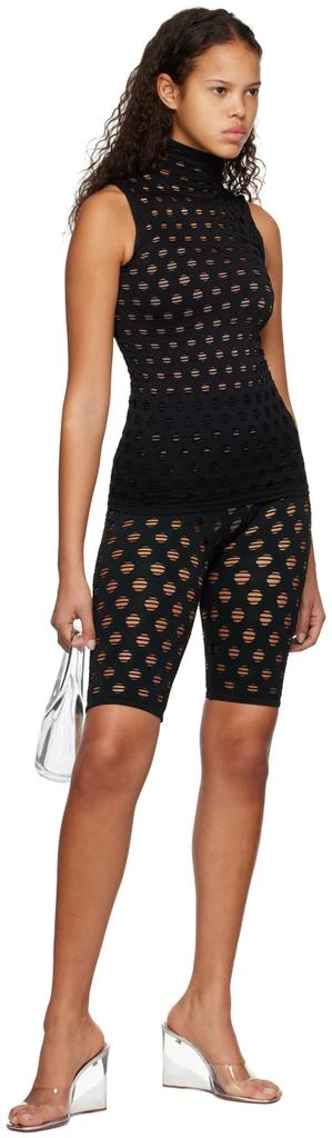Maisie Wilen Black Perforated Shorts 4