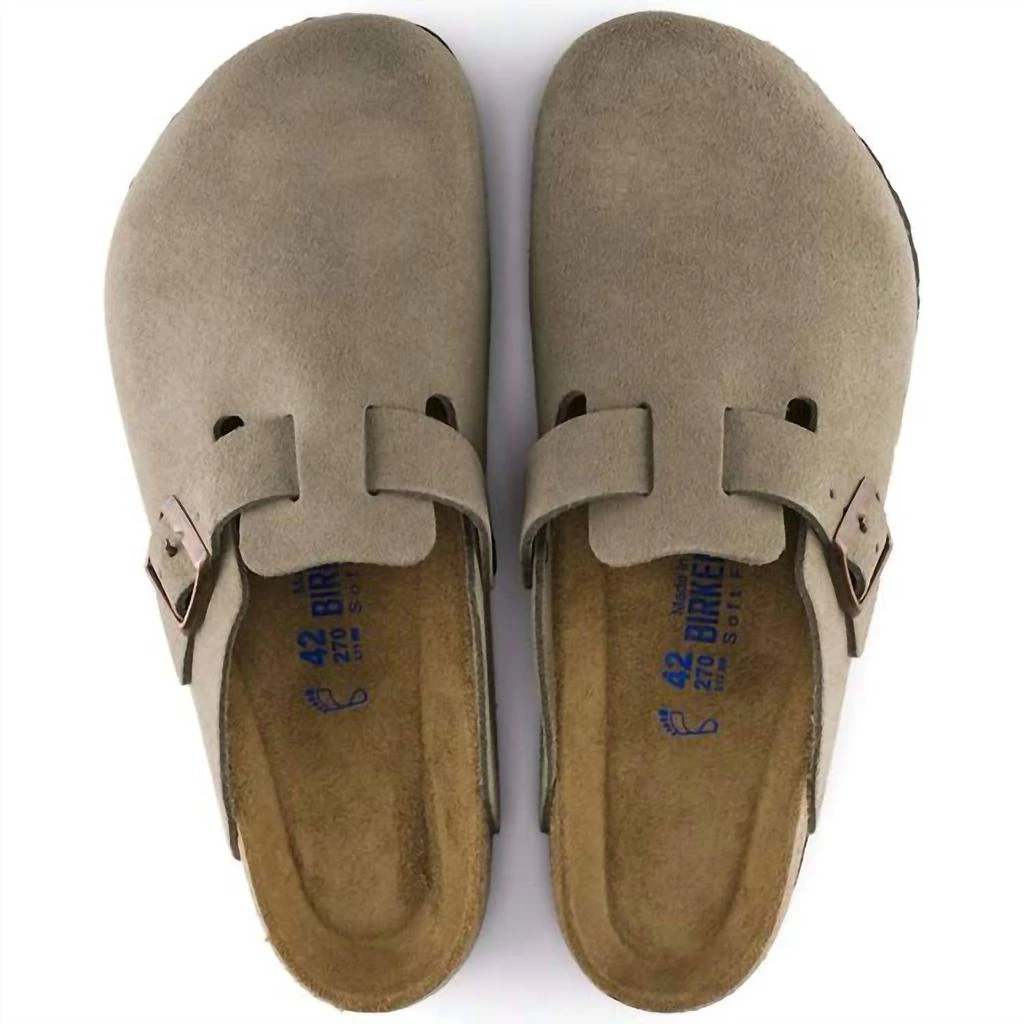 Birkenstock Birkenstock - Women
s Boston Suede Soft Footbed Shoe 2