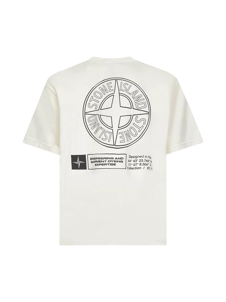 Stone Island STONE ISLAND | Ivory jersey printed T-shirt | Man | S 2