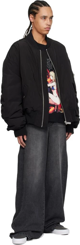 Stolen Girlfriends Club Black Stolen Bomber Jacket 4