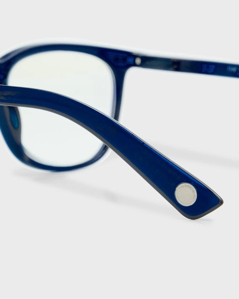 The Book Club The Whirl Acetate Square Reading Glasses 4