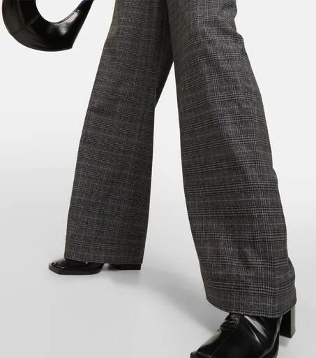 Proenza Schouler White Label checked wide-leg pants 5
